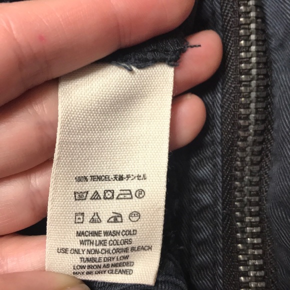 Free People Navy Boho Zip Vest sz S - Picture 7 of 7